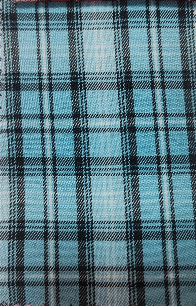 yarn dyed checkered fabric