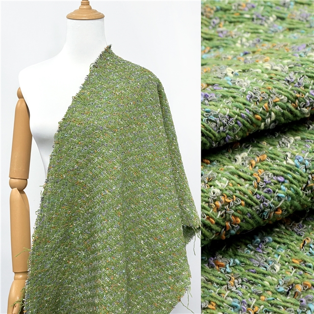 woolen yarn woven small fragrant fabric