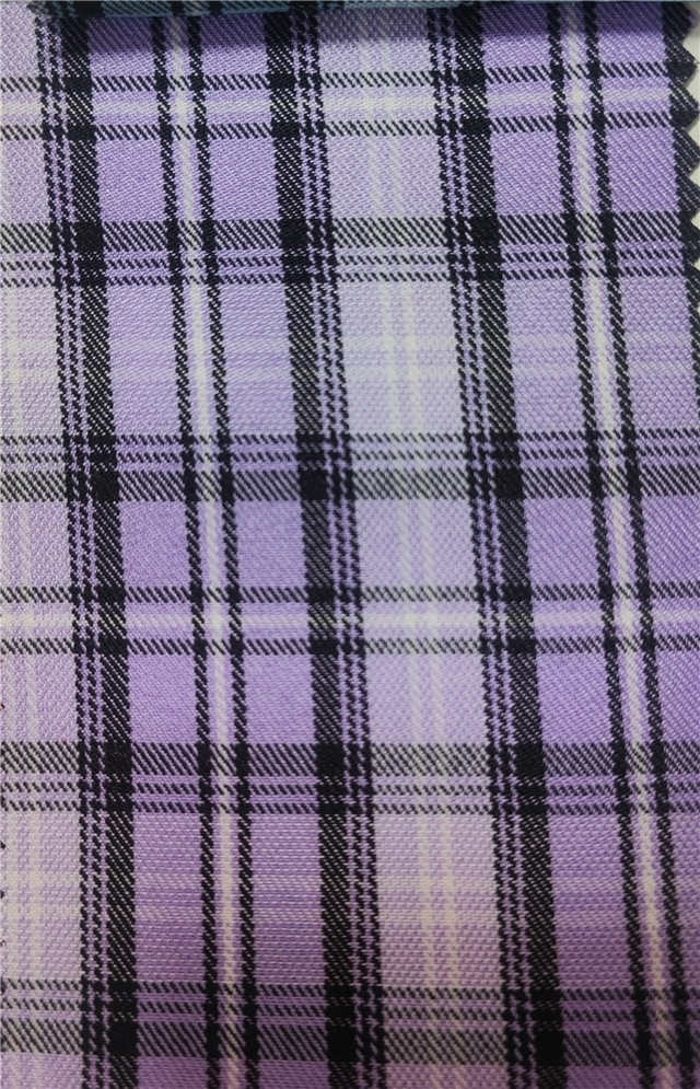 yarn dyed checkered fabric