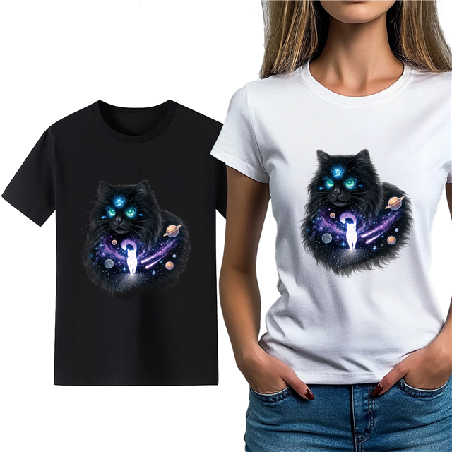 cotton Iron On Transfer Stickers and T-shirts