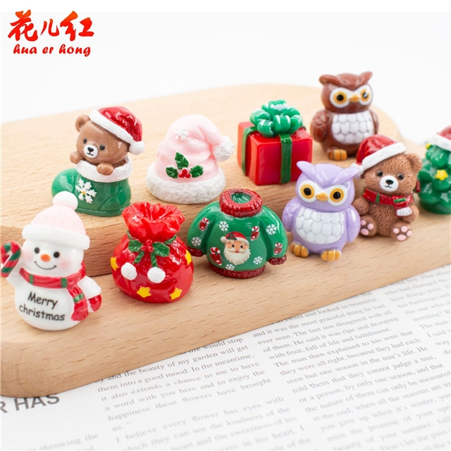 Resin Christmas day series 3d resin accessories