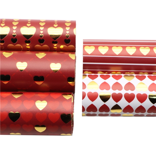 self printed gold foil faux leather fabric