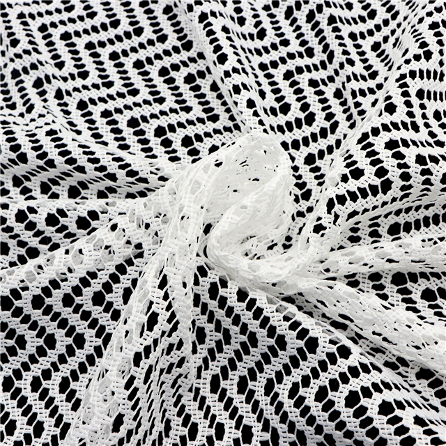 polyester hollow mesh jacquard fabric