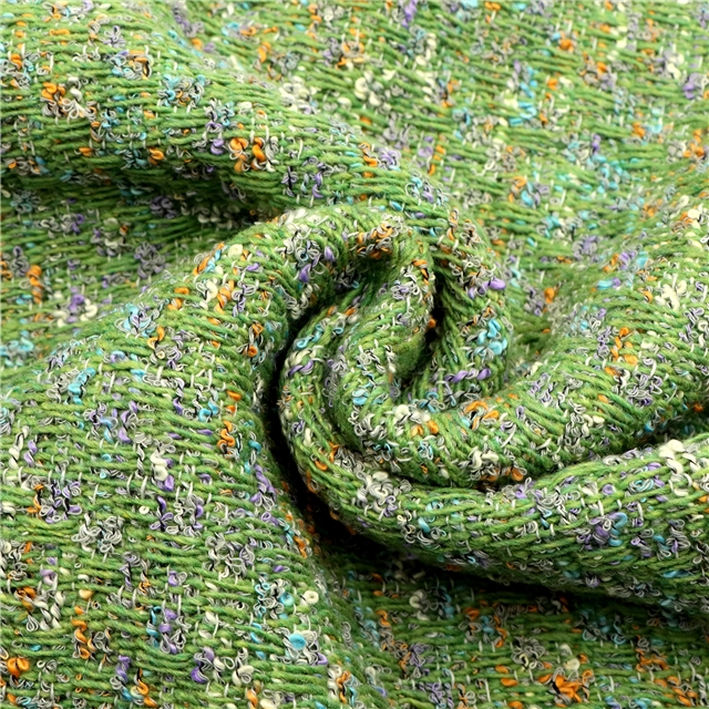 woolen yarn woven small fragrant fabric