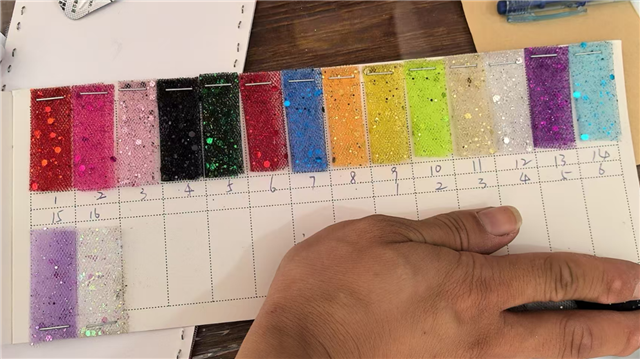 glitter sequin mesh fabric