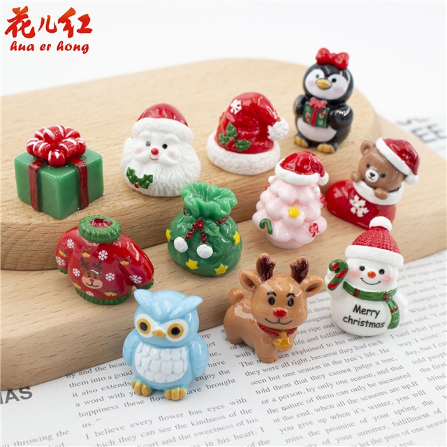 Resin Christmas day series 3d resin accessories