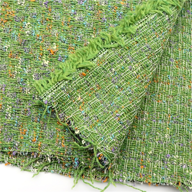 woolen yarn woven small fragrant fabric