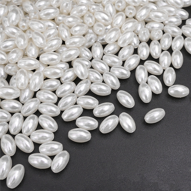 plastic/resin high brightness ABS imitation pearl (with hole)