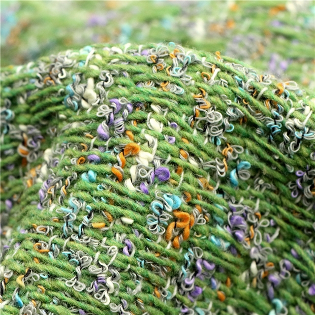woolen yarn woven small fragrant fabric
