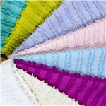 solid color fringed striped double-layer wrinkled fabric jacquard chiffon fabric