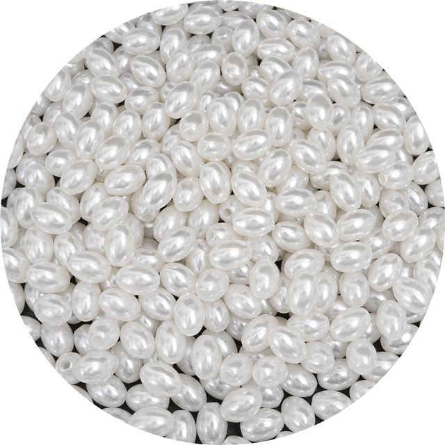 plastic/resin high brightness ABS imitation pearl (with hole)