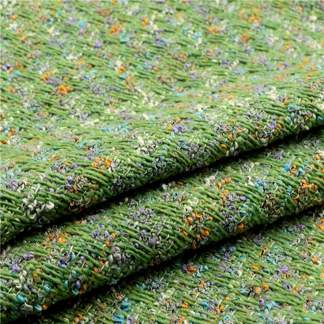 woolen yarn woven small fragrant fabric