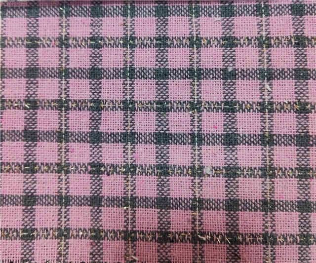 golden thread woolen woven small fragrant fabric