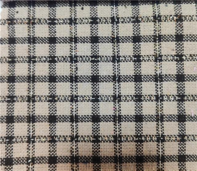 golden thread woolen woven small fragrant fabric