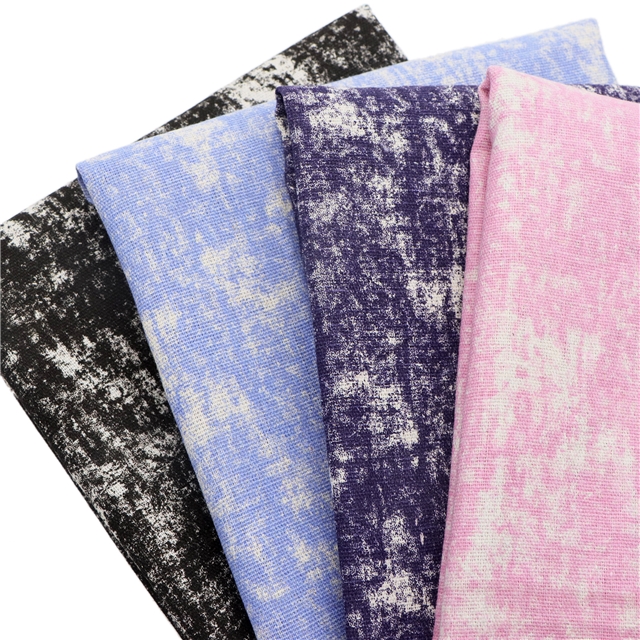 cotton and linen tie dye printing