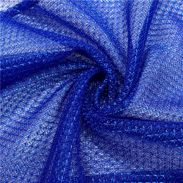 gold and silver wire diamond pattern hollow mesh fabric 15#,50*150cm(19.7*59.1