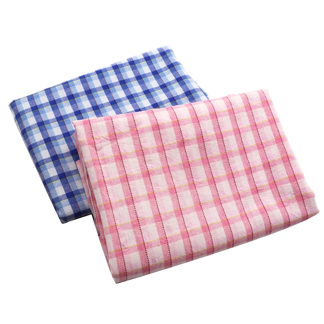 polyester cotton yarn dyed checkered fabric