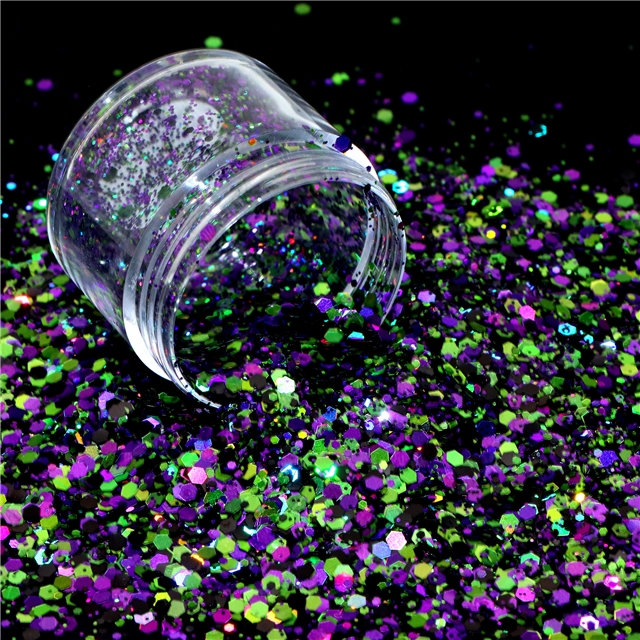 halloween mixed rainbow glitter (10g/box) GL090C