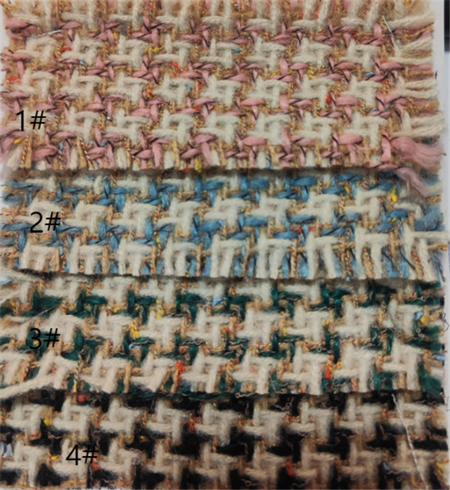 woolen woven small fragrant fabric