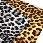 leopard faux leather
