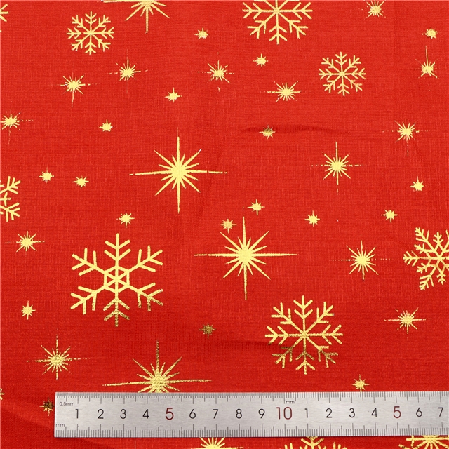 hot stamping snowflake bamboo fiber fabric