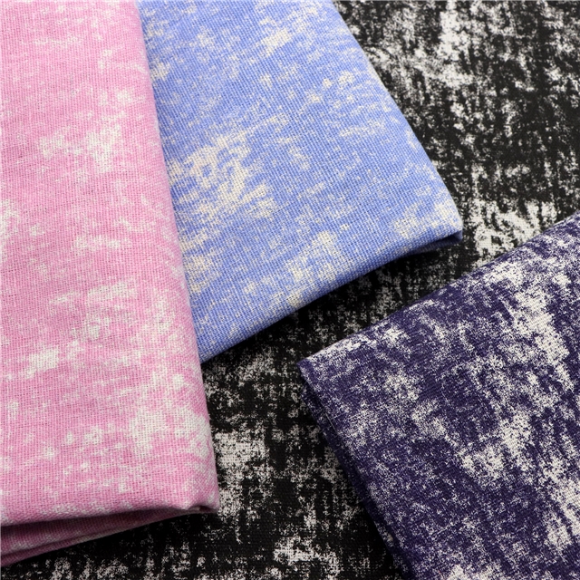cotton and linen tie dye printing