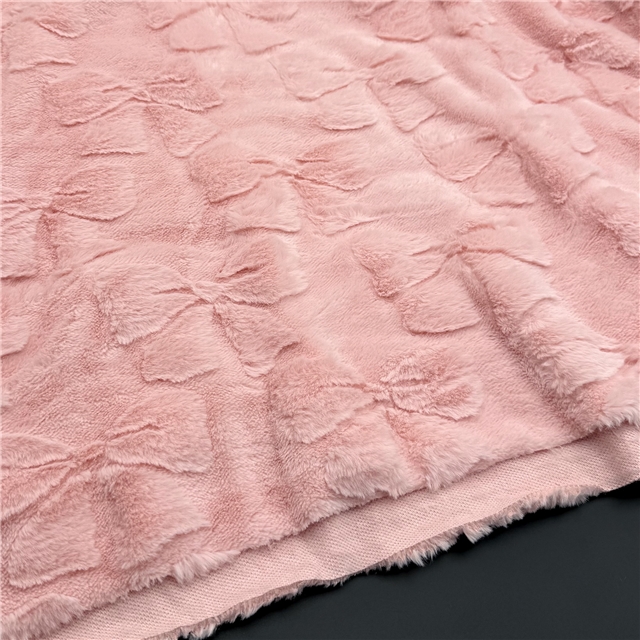 bow velvet fabric