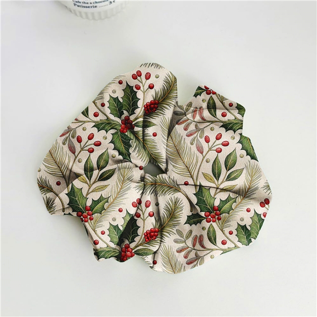 polyester cotton christmas series polyester cotton fabric set (8 pcs/set)