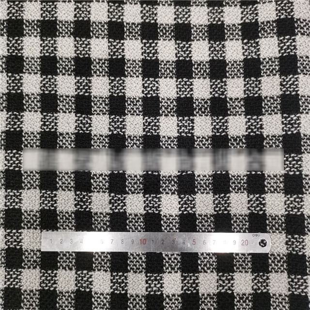 double color woolen woven small fragrant fabric