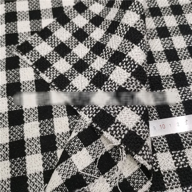 double color woolen woven small fragrant fabric