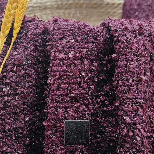 bright silk woolen woven small fragrant fabric