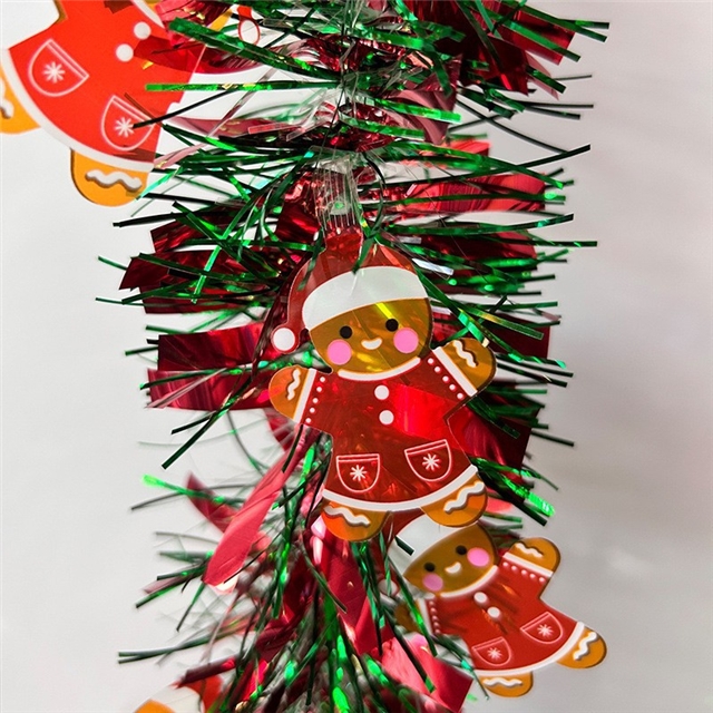 length: 2m plastic christmas day floral decorative strips