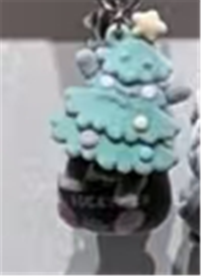 pvc soft glue velvet christmas series 3d silicone pendant