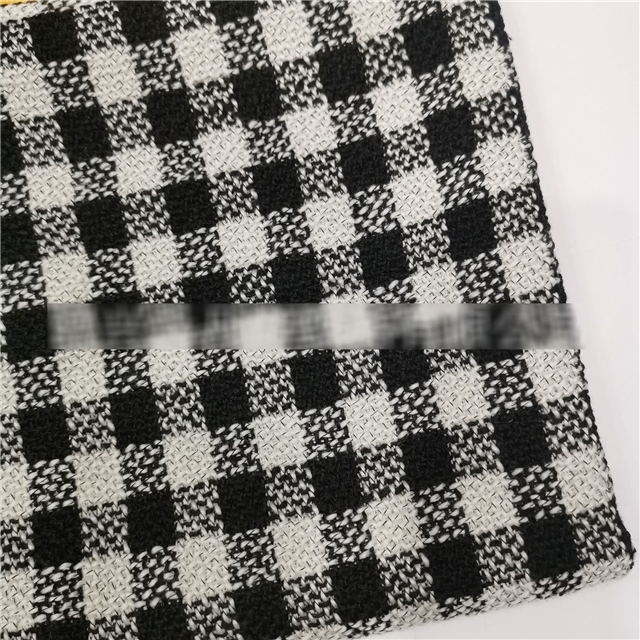 double color woolen woven small fragrant fabric