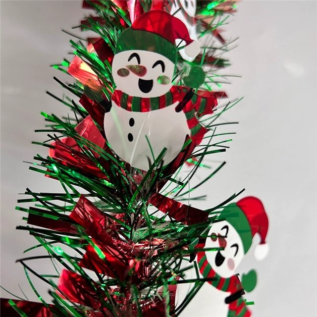 length: 2m plastic christmas day floral decorative strips