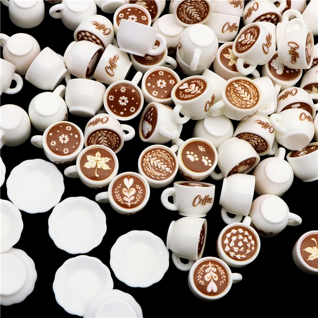 resin simulation coffee 3d resin accessories