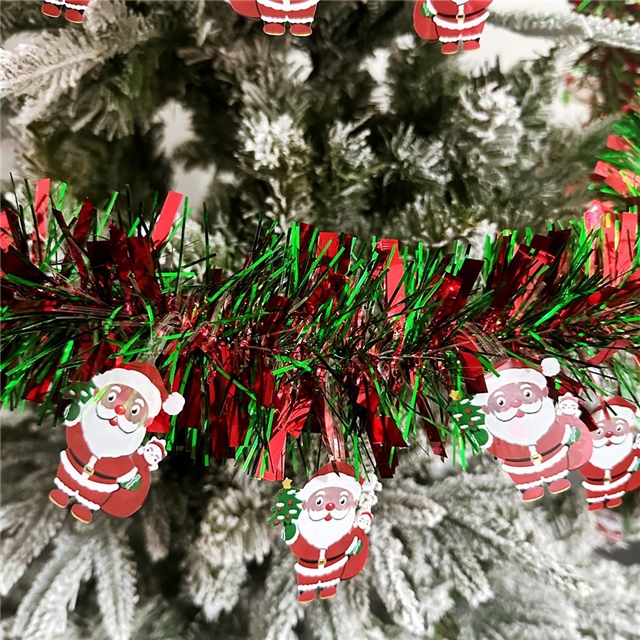 length: 2m plastic christmas day floral decorative strips