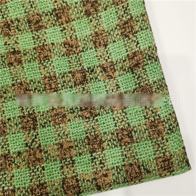 double color woolen woven small fragrant fabric
