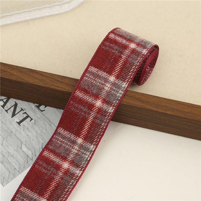 plaid ribbon