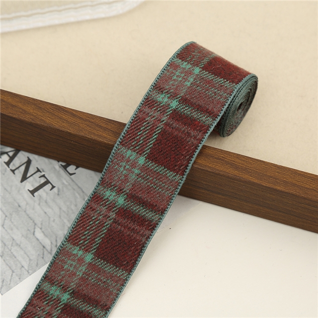 plaid ribbon