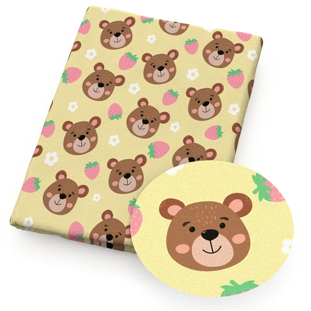 polyester cotton animals series polyester cotton fabric set (6 pcs/set) polyester cotton fabric,50*45cm(19.7*17.7