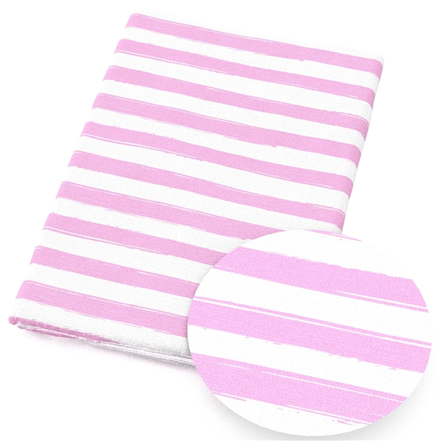 polyester cotton striped dot heart series polyester cotton fabric set (8 pcs/set)