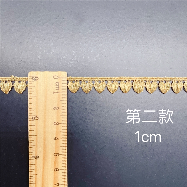 embroidered heart rose petals gold thread lace