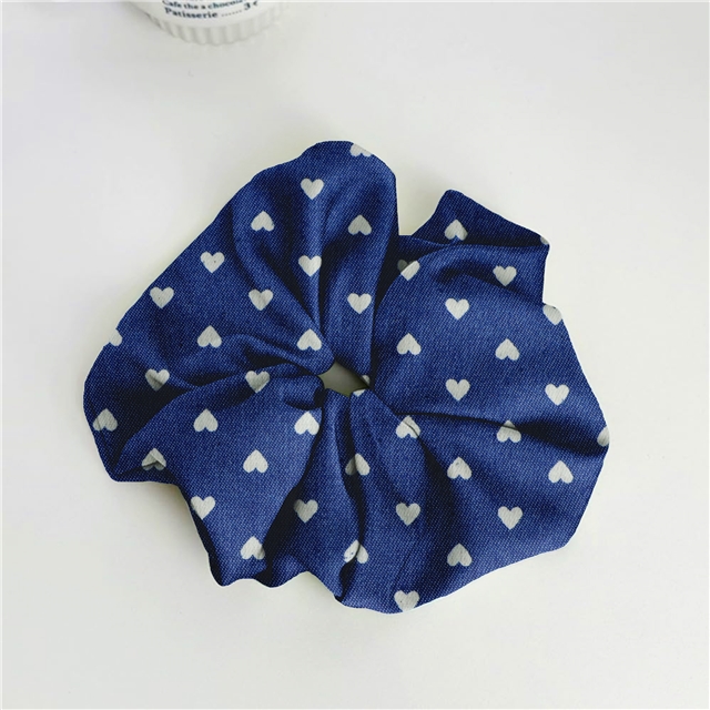 heart denim fabric