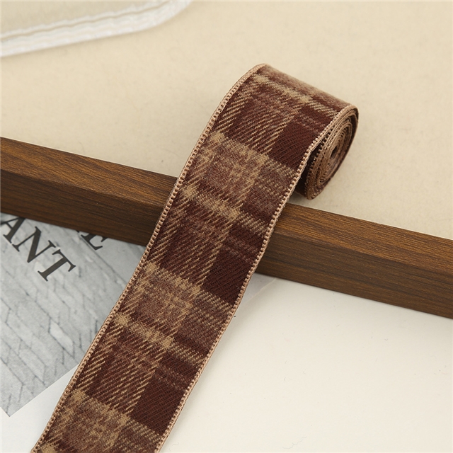 plaid ribbon