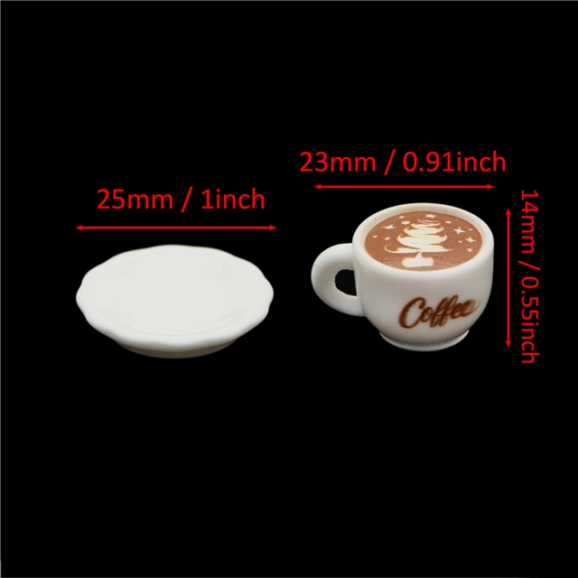 resin simulation coffee 3d resin accessories