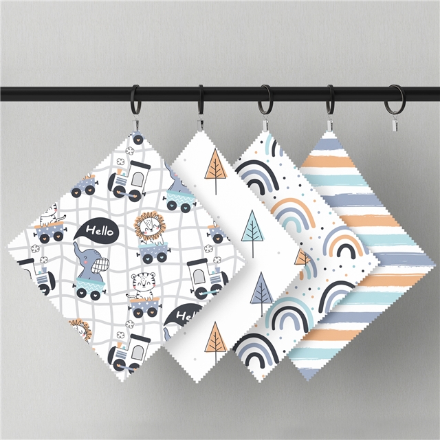 polyester cotton geometric animals series polyester cotton fabric set (8 pcs/set) polyester cotton fabric,20*20cm(7.9*7.9