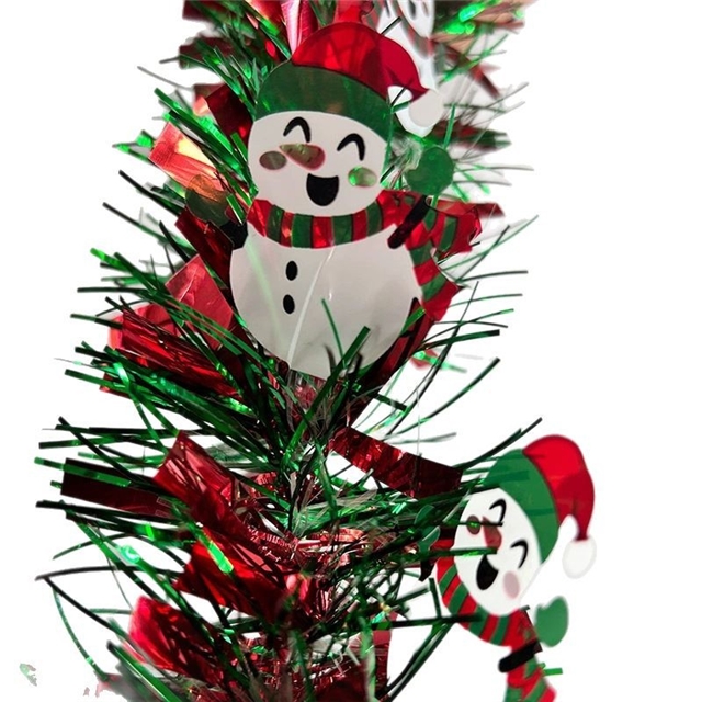 length: 2m plastic christmas day floral decorative strips