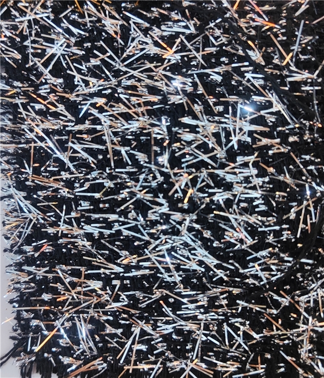 gold and silver thread woolen woven small fragrant fabric