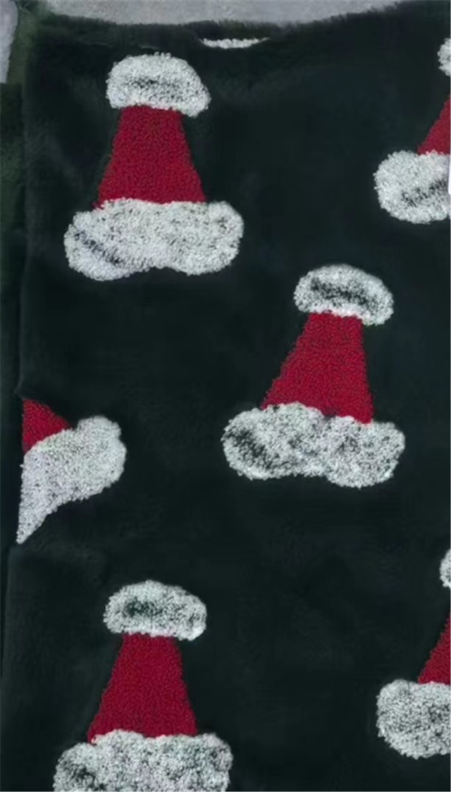 christmas hat velvet fabric